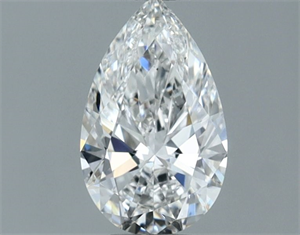 Picture of Natural Diamond 0.51 Carats, Pear with  Cut, E Color, VS2 Clarity and Certified by GIA