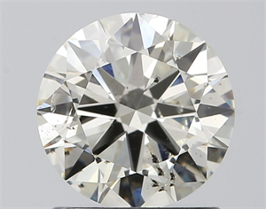 Picture of Natural Diamond 1.20 Carats, Round with Excellent Cut, J Color, SI1 Clarity and Certified by IGI