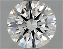 Lab Grown Diamond 0.93 Carats, Round with Ideal Cut, D Color, VVS1 Clarity and Certified by IGI