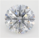 Lab Grown Diamond 4.08 Carats, Round with Excellent Cut, D Color, VVS1 Clarity and Certified by GIA