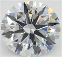 Del inventario de diamantes de laboratorio, 2.53 quilates, Redondo , Color E, claridad VVS2 y certificado GIA