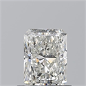 Natural Diamond 0.62 Carats, Radiant with  Cut, H Color, VS2 Clarity and Certified by GIA