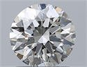 Natural Diamond 1.01 Carats, Round with Excellent Cut, I Color, VS2 Clarity and Certified by GIA
