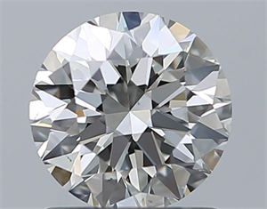 Picture of Natural Diamond 1.01 Carats, Round with Excellent Cut, I Color, VS2 Clarity and Certified by GIA