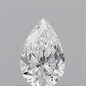 Picture of Natural Diamond 0.56 Carats, Pear with  Cut, D Color, VS1 Clarity and Certified by GIA