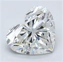 Natural Diamond 4.01 Carats, Heart with  Cut, I Color, VS2 Clarity and Certified by GIA