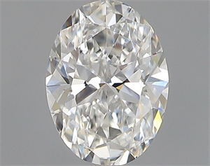 Picture of Natural Diamond 0.42 Carats, Oval with  Cut, F Color, VVS2 Clarity and Certified by GIA