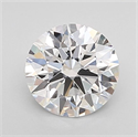 Lab Grown Diamond 1.01 Carats, Round with Ideal Cut, D Color, VVS2 Clarity and Certified by IGI