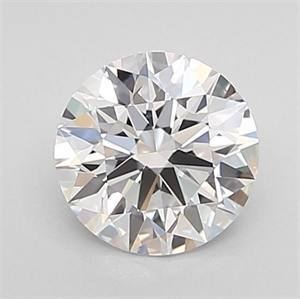 Picture of Lab Grown Diamond 1.01 Carats, Round with Ideal Cut, D Color, VVS2 Clarity and Certified by IGI