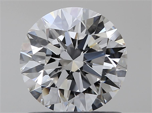 Picture of Natural Diamond 0.83 Carats, Round with Excellent Cut, H Color, IF Clarity and Certified by GIA