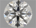 Natural Diamond 0.79 Carats, Round with Excellent Cut, J Color, VS1 Clarity and Certified by GIA