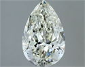 Natural Diamond 1.53 Carats, Pear with  Cut, J Color, VS1 Clarity and Certified by IGI