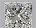 Natural Diamond 1.20 Carats, Princess with  Cut, H Color, VVS1 Clarity and Certified by GIA