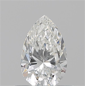 Picture of Natural Diamond 0.50 Carats, Pear with  Cut, G Color, VVS1 Clarity and Certified by GIA