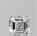 Diamante Natural 0.70 quilates, Asscher , Color E, claridad VVS2 y certificado GIA