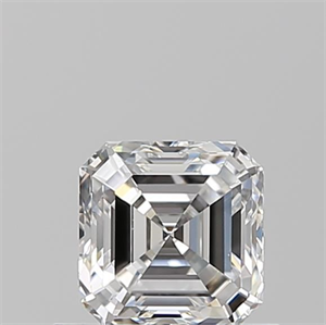 Foto Diamante Natural 0.70 quilates, Asscher , Color E, claridad VVS2 y certificado GIA de
