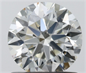 Natural Diamond 0.90 Carats, Round with Excellent Cut, I Color, VVS1 Clarity and Certified by IGI
