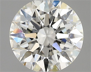 Picture of Natural Diamond 0.50 Carats, Round with Excellent Cut, I Color, SI1 Clarity and Certified by GIA