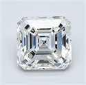 Diamante Natural 1.51 quilates, Asscher , Color I, claridad SI1 y certificado GIA