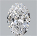 Diamante Natural 0.70 quilates, Ovalado , Color D, claridad VVS2 y certificado GIA