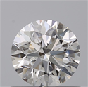 Natural Diamond 0.71 Carats, Round with Excellent Cut, E Color, VVS2 Clarity and Certified by GIA
