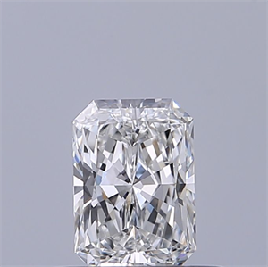Picture of Natural Diamond 0.40 Carats, Radiant with  Cut, E Color, IF Clarity and Certified by GIA