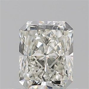 Picture of Natural Diamond 0.70 Carats, Radiant with  Cut, J Color, VS1 Clarity and Certified by GIA