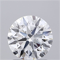 Lab Grown Diamond 1.51 Carats, Round with Ideal Cut, D Color, VVS2 Clarity and Certified by IGI