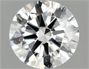 Del inventario de diamantes de laboratorio, 1.51 quilates, Redondo , Color F, claridad VS1 y certificado IGI