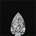 Natural Diamond 3.02 Carats, Pear with  Cut, D Color, IF Clarity and Certified by GIA