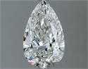 Natural Diamond 1.00 Carats, Pear with  Cut, G Color, SI1 Clarity and Certified by IGI