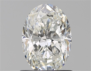 Foto Diamante Natural 1.01 quilates, Ovalado , Color H, claridad VS1 y certificado GIA de