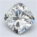 Natural Diamond 2.00 Carats, Cushion with  Cut, J Color, SI2 Clarity and Certified by GIA