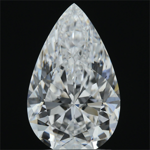 Foto Diamante Natural 2.01 quilates, De pera , Color D, claridad IF y certificado GIA de