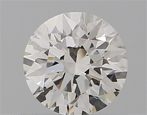 Picture of Natural Diamond 0.40 Carats, Round with Excellent Cut, H Color, VVS2 Clarity and Certified by GIA