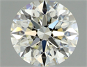 Natural Diamond 0.72 Carats, Round with Excellent Cut, J Color, VS1 Clarity and Certified by GIA