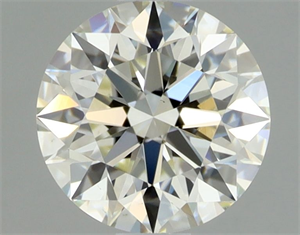 Picture of Natural Diamond 0.72 Carats, Round with Excellent Cut, J Color, VS1 Clarity and Certified by GIA