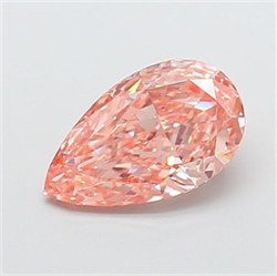 Picture of Lab Grown Diamond 2.04 Carats, Pear with  Cut, Fancy Vivid Pink Color, VS1 Clarity and Certified by IGI