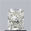 Natural Diamond 0.58 Carats, Radiant with  Cut, J Color, VVS2 Clarity and Certified by GIA