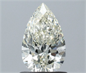 Natural Diamond 0.80 Carats, Pear with  Cut, J Color, VS1 Clarity and Certified by IGI