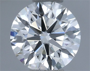 Picture of Natural Diamond 0.53 Carats, Round with Excellent Cut, G Color, SI1 Clarity and Certified by IGI