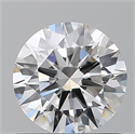 Natural Diamond 0.91 Carats, Round with Excellent Cut, F Color, SI1 Clarity and Certified by GIA