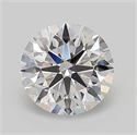 Lab Grown Diamond 1.02 Carats, Round with Excellent Cut, D Color, VVS2 Clarity and Certified by IGI