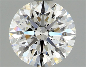 Picture of Natural Diamond 1.05 Carats, Round with Excellent Cut, H Color, SI1 Clarity and Certified by GIA