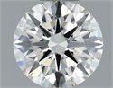 Natural Diamond 0.60 Carats, Round with Excellent Cut, J Color, VVS1 Clarity and Certified by IGI