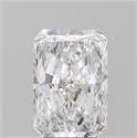 Natural Diamond 4.01 Carats, Radiant with  Cut, E Color, VS2 Clarity and Certified by GIA