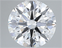 Lab Grown Diamond 2.28 Carats, Round with Excellent Cut, E Color, VS1 Clarity and Certified by GIA