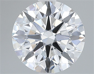Picture of Lab Grown Diamond 2.28 Carats, Round with Excellent Cut, E Color, VS1 Clarity and Certified by GIA