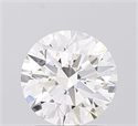 Lab Grown Diamond 1.54 Carats, Round with Ideal Cut, E Color, VS1 Clarity and Certified by IGI