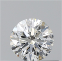 Natural Diamond 0.40 Carats, Round with Excellent Cut, I Color, VVS2 Clarity and Certified by GIA